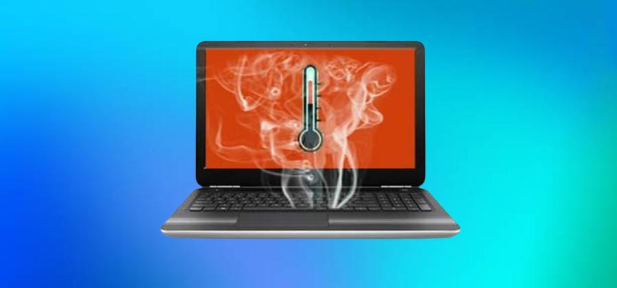 overheated laptop